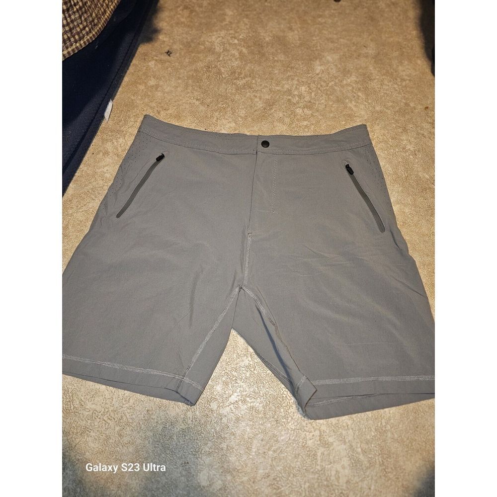 Mack Weldon Shorts Mens XL Gray Hybird Stretch Golf Performance, Swim Shorts